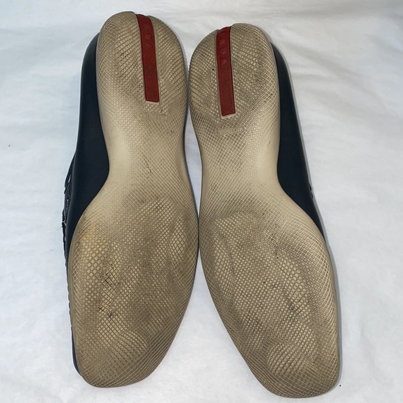 Authentic Vintage PRADA boat shoes loafers Navy - Picture 6 of 6